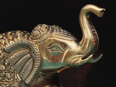 Elephant with Upraised Trunk (Auspicious According to Vastu)