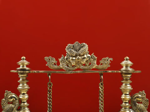 16" Superfine Brass Ganesha on Swing
