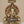 17" Brass Ganesha Seated on Singhasan with Inlay Work | Handmade