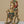 17" Brass Ganesha On Rocking Chair with Inlay Work | Handmade