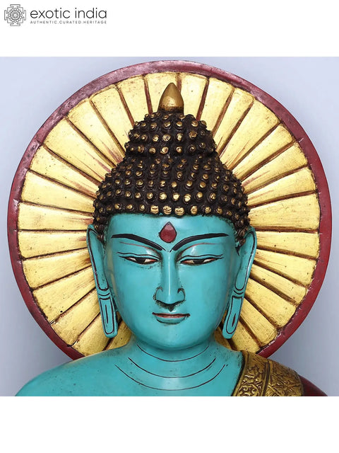 Brass Gautama Buddha In Abhaya Mudra