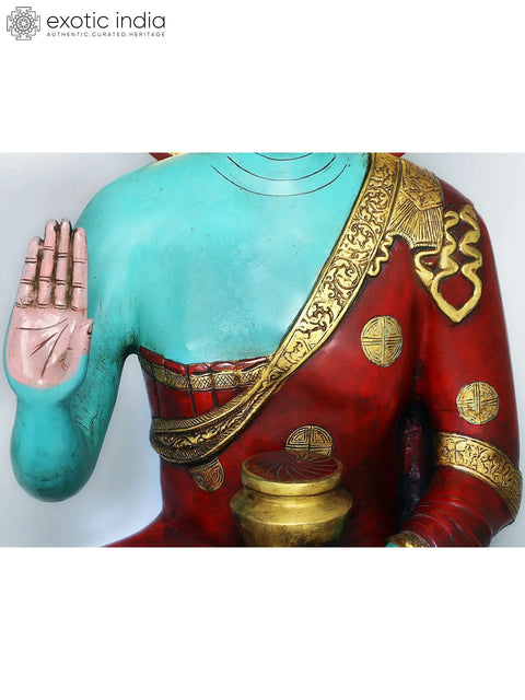 Brass Gautama Buddha In Abhaya Mudra
