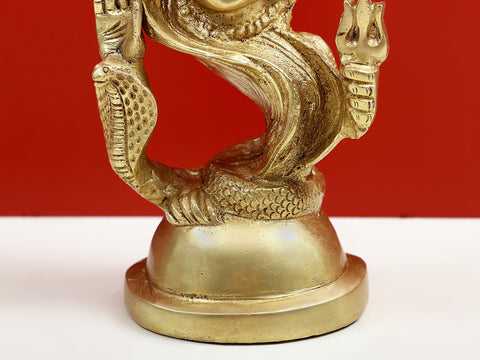 10" Brass Decorative Blessing Shiva