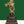 26" Brass Playing Flute Lord Krishna Standing on Pedestal