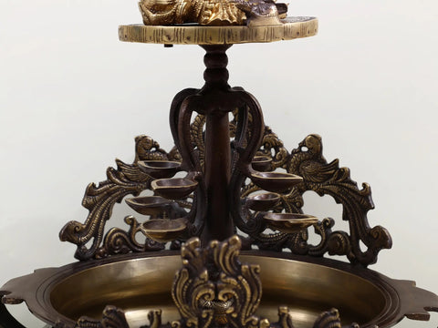 20"  Brass Lord Ganesha Urli