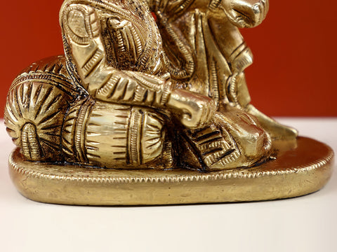 4" Small Brass Chhatrapati Shivaji Maharaj