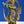 8" Brass Fluting Lord Krishna, Against The Backdrop Of Om