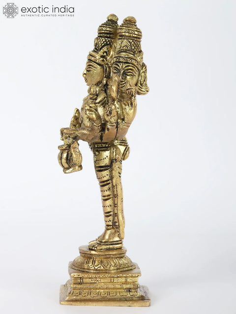 6" Trideva Brass Idols - Brahma, Vishnu, Shiva