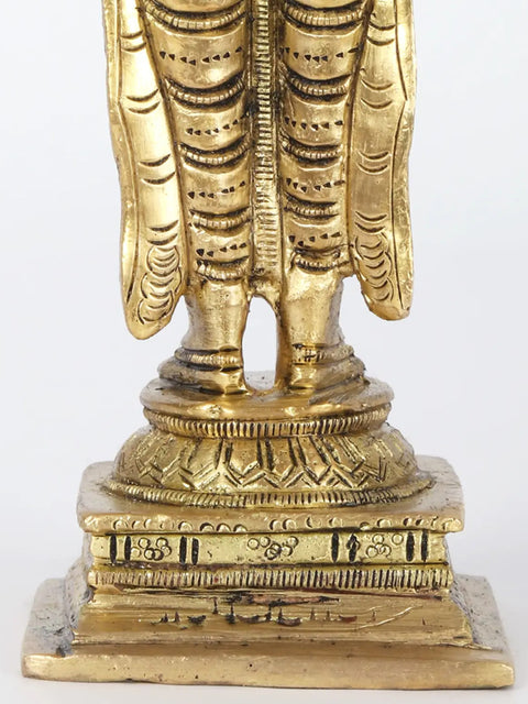 6" Trideva Brass Idols - Brahma, Vishnu, Shiva