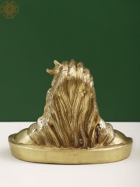 6" Brass Adiyogi Shiva | Handmade