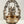 21" Brass Urli with Radha Krishna on a Swing