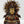 14" Brass Lord Hanuman Bust On Pedestal