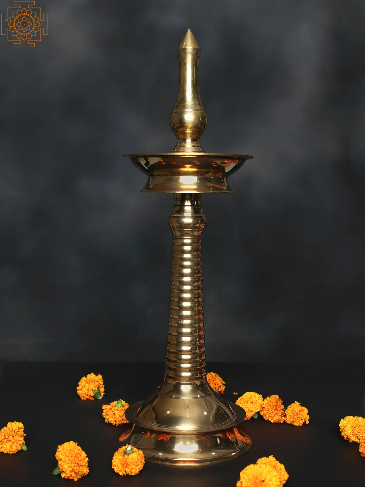 Kerala Traditional Brass Oil Lamp