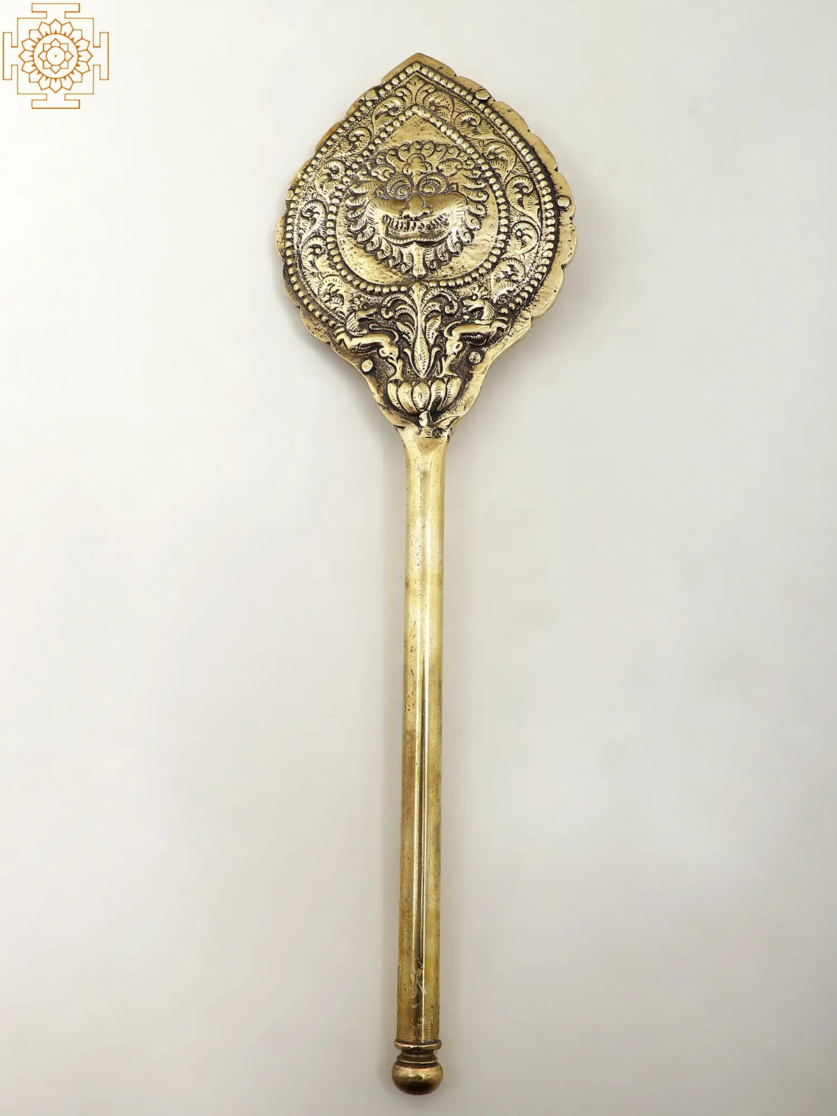 17" Brass Lord Karttikeya (Murugan) Vel