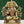 8" Brass Panchmukhi Hanuman Idol Seated on Pedestal