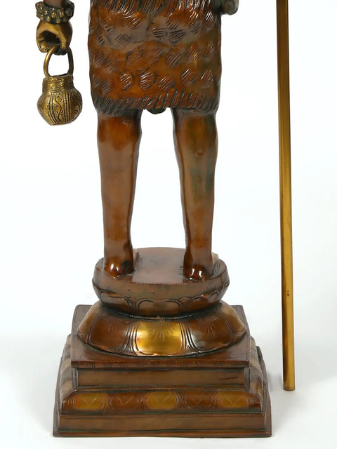 40" Large Brass Standing Lord Mahadeva Shiva