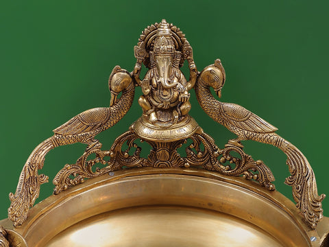 19" Brass Musical Ganesha Urli