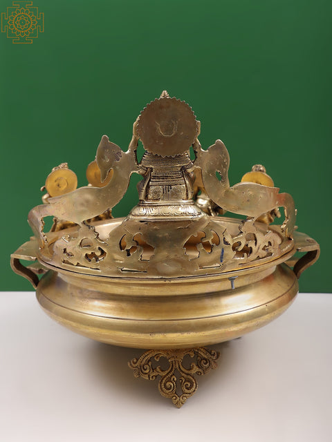 19" Brass Musical Ganesha Urli