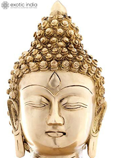 18" Gautam Buddha in Vitark Mudra - Tibetan Buddhist (Preaching) In Brass | Handmade | Made In India