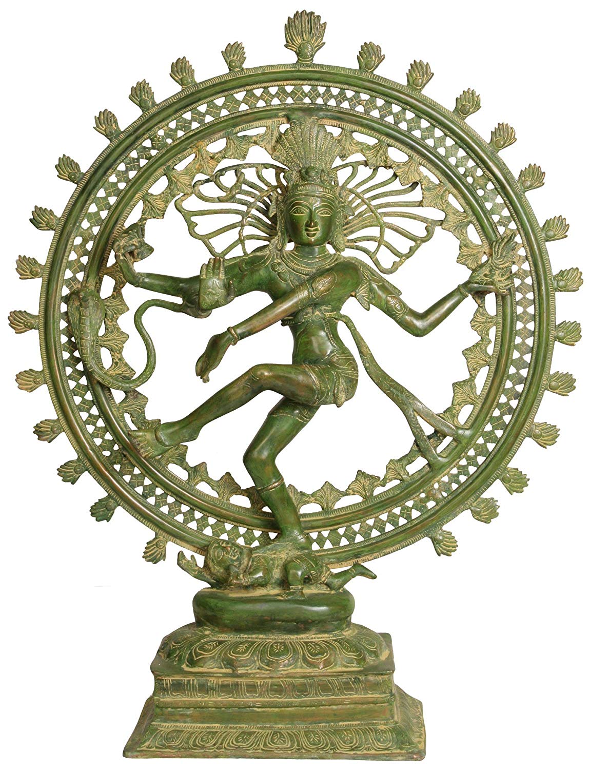33" Nataraja In Brass | Handmade | Made In India