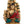 9" Buddha Seated in the Backdrop of Blessing Hand- Brass Statue with Inlay Work In Brass | Handmade | Made In India