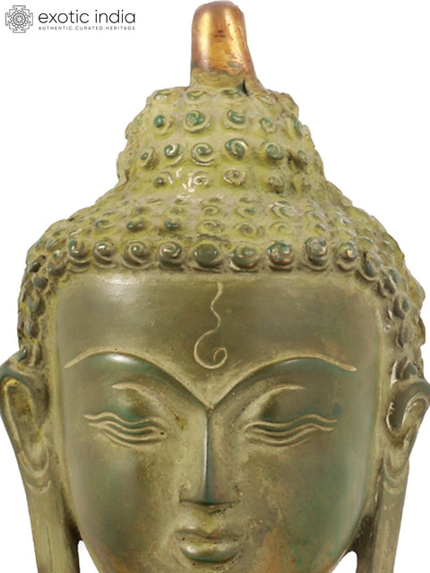 13" Tibetan Buddhist Deity Medicine Buddha In Brass | Handmade | Made In India