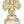 8" Sixteen-Armed Vira-Ganesha Brass Sculpture | Handmade | Made in India