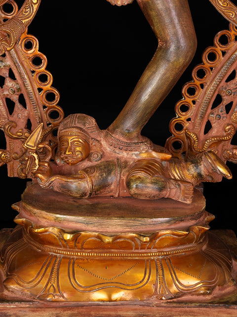 33" The Cosmic Shiva, The Nataraja in Ananda-Tandava (Large Size) In Brass | Handmade | Made In India