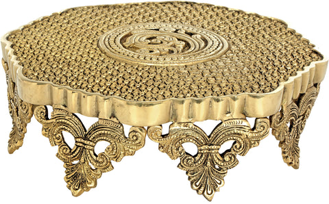 Ritual Chowki with Flower Patterns