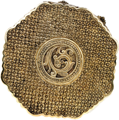 Ritual Chowki with Flower Patterns