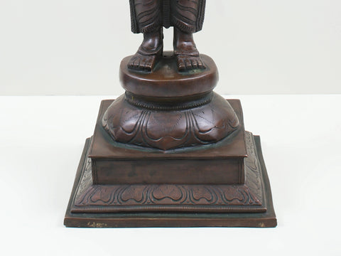 22" Brass Standing Panchamukhi Hanuman