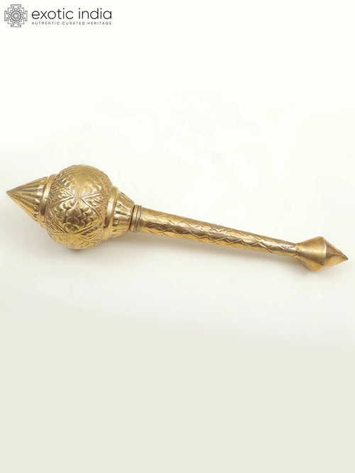 Gada Brass Statue for Pooja