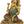 7" Lakshmi-Ganesha (Inlay Statues) In Brass | Handmade | Made In India