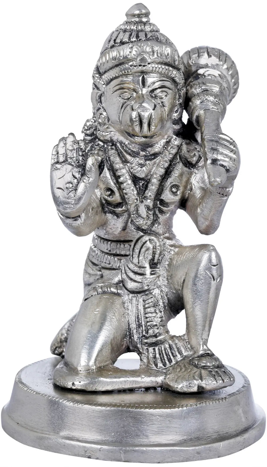 3" Brass Hanuman Handmade Statue for Pooja