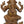 8" Brass Lord Ganesha Holding Kumbha in Trunk