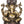 20" Lord Ganesha Wearing A Lotus Petals Crown In Brass | Handmade | Made In India