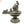 20" Shiva Linga with Shiva Family and Shiva Heads on Linga in Brass