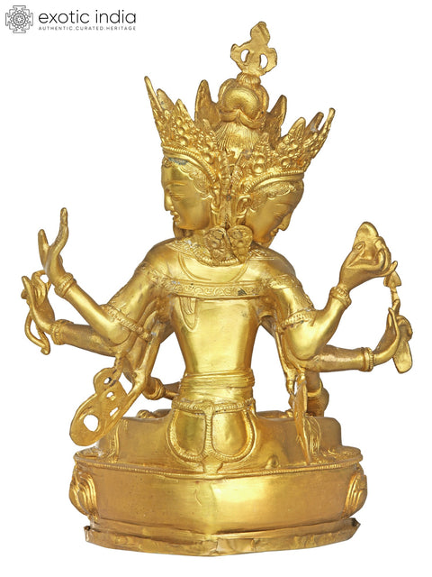 13" Ushnishvijaya – The Mother of All Buddhas | Handmade Brass Sculpture