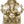16" Blessing Ganesha With Large Ears Seated On a Chowki In Brass | Handmade | Made In India