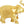 Elephant Decorated with Lotus Flowers and Trunk Upraised High (Supremely Auspicious according to Vastu)
