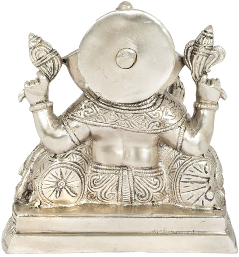 6" Bhagawan Ganesha In Brass | Handmade | Made In India