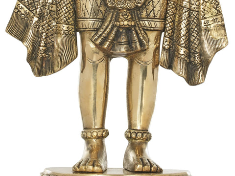 26" Glorious Hanuman Brass Sculpture | The Jewel of the Ramayana | Handcrafted