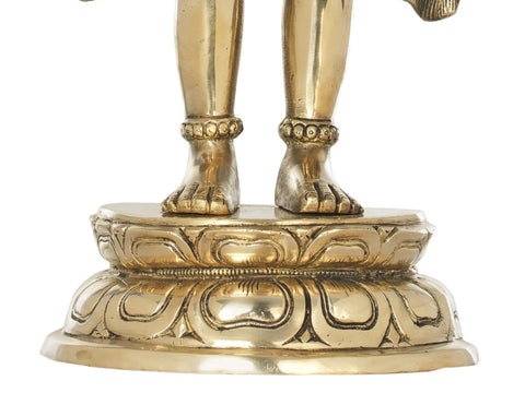 26" Glorious Hanuman Brass Sculpture | The Jewel of the Ramayana | Handcrafted