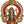 9" Blessing Ganesha Seated on a Chowki With Aureole In Brass | Handmade | Made In India