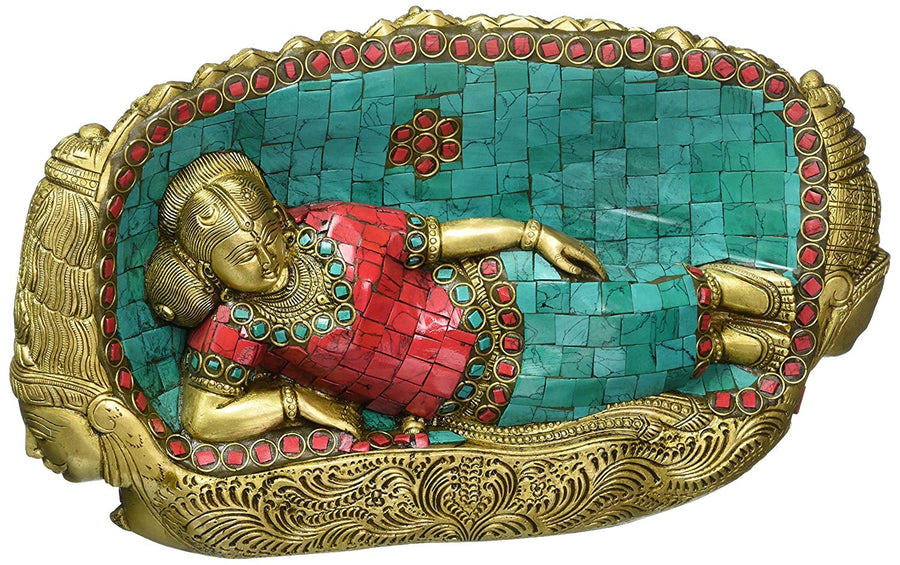 10" King of Lanka Ravana Handmade Brass Statue