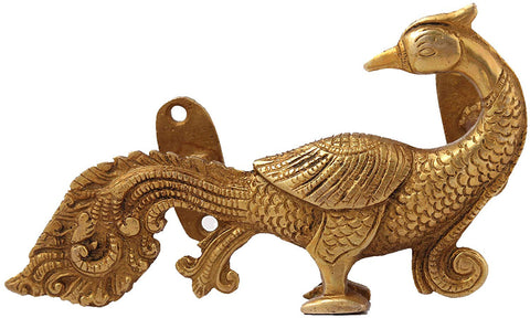 Peacock Door Handle