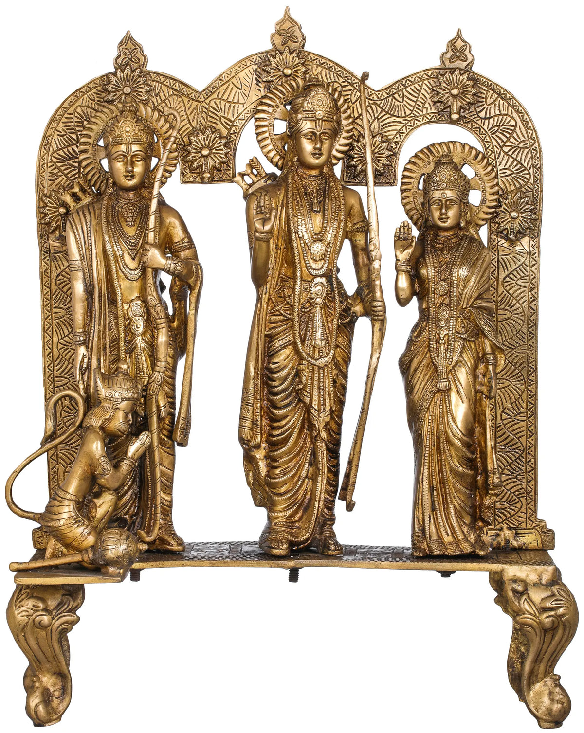 23" Rama Darbar In Brass | Handmade | Made In India