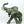 15" A Young Trumpeting Elephant With Long Tusks in Brass
