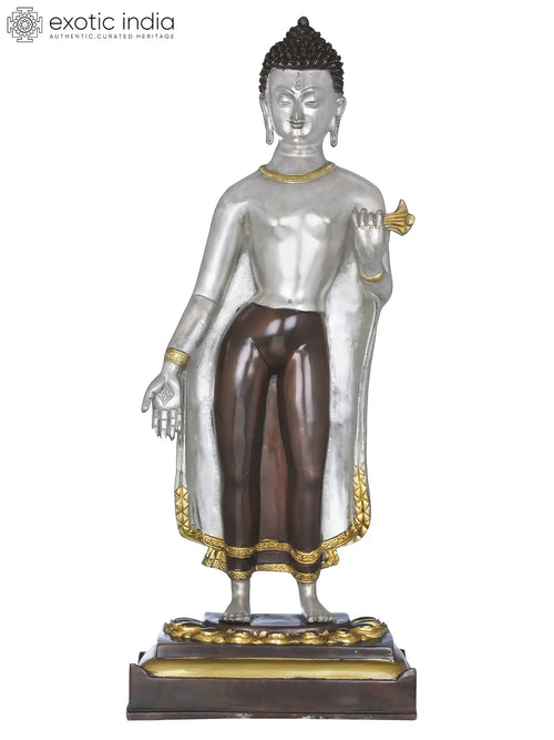 Buddha's Inner Eye Brass Statue for Home Decor