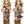 20" Adorned Radha Krishna In Brass | Handmade | Made In India